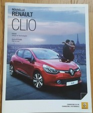 Prospekt / brochure DOCUMENTATION RENAULT CLIO 4  - 11/2012 - COMME NEUVE