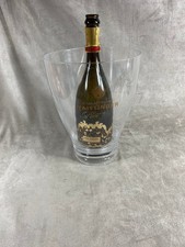 Vintage Taittinger Clear Plastic Champagne Bucket Made in France