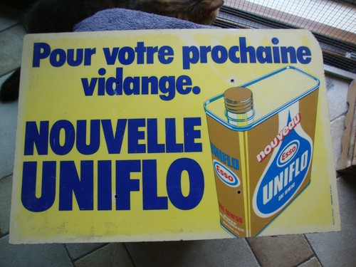 Ancienne plaque publicitaire - plaque,
