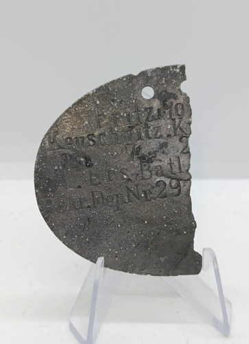 Demi plaque identité - demi,