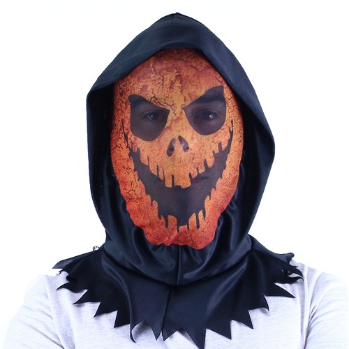Masque textile orange - textile,