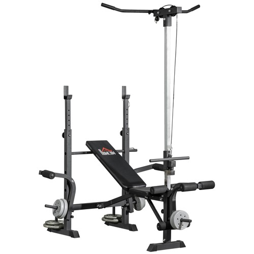 Homcom banc musculation - banc,