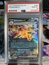 DRACAUFEU EX 054/091 DESTINÉES DE PALDEA PSA 10