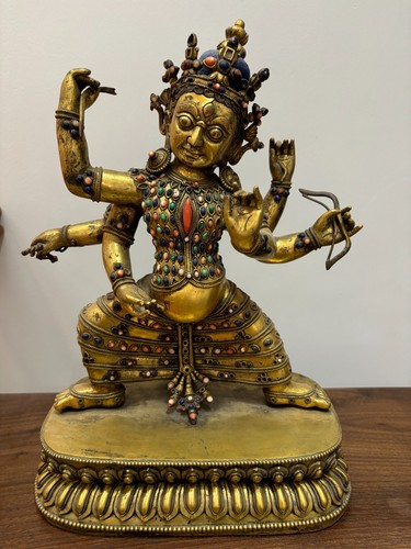 Tibetan buddhism bronze - buddhism,