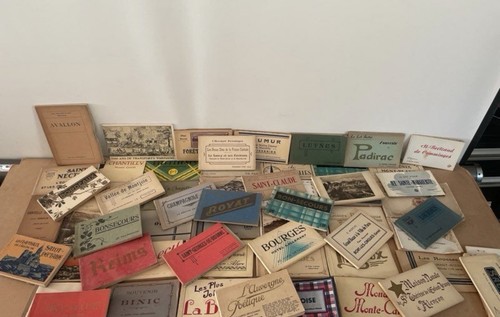 Important lot carnets de - de,