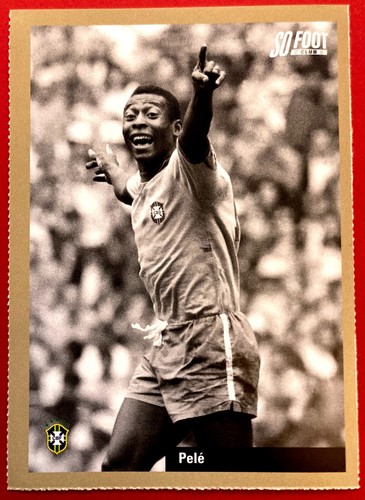 Roi pele football card so - le,