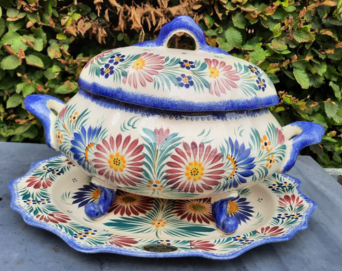 Soupière faience henriot - faience,