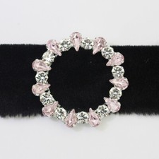 Vintage Style Strass Boucle