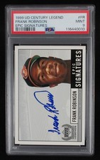 1999 UD Century Legend Frank Robinson #FR Épique Signatures Auto PSA 9