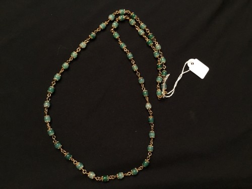 Collier plaqué avec - plaqué, jade