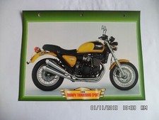 CARTE FICHE MOTO TRIUMPH