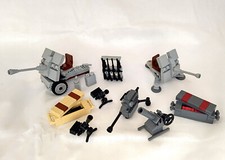LEGO Custom / MOC World War II (WW2) Full Artillery Pack, genuine LEGO parts