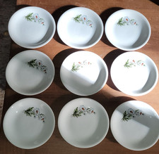 9 Assiettes plates céramique