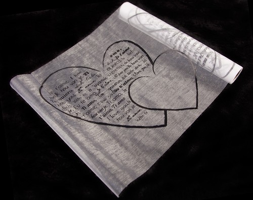 Valentin emballage organza - emballage,