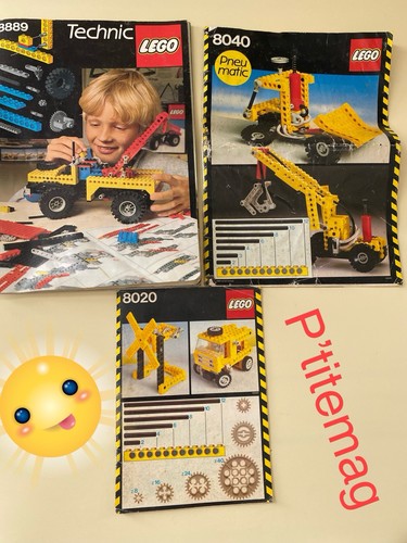 Lot anciennes notices lego - lot,