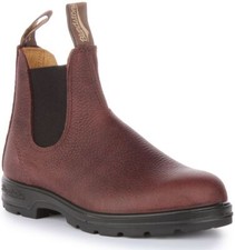 Blundstone 2247 Bottes Chelsea En Cuir Texturé Unisexe Marron Taille 8 - 12