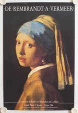 Affiche DE REMBRANDT A VERMEER