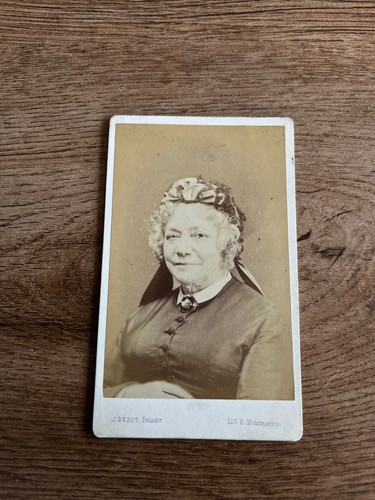 Photo ancienne cdv n1115 femme - cdv,
