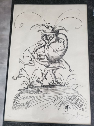 Lithographie dali pantagruel - lithographie, 'pantagruel"