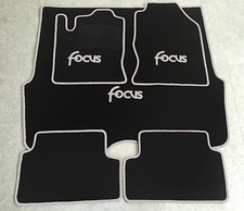 Tapis de Voiture Sol Kit pour Ford Focus MK1 Break Argent Noir 98 -05 5tlg