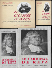 Le curé d'Ars -Joseph Jolinon/ Le Cardinal de Retz -P.-G. Lorris -FLEURUS/ALBIN
