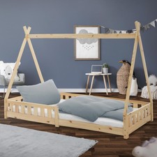 Lit d'enfant Tipi naturel anti