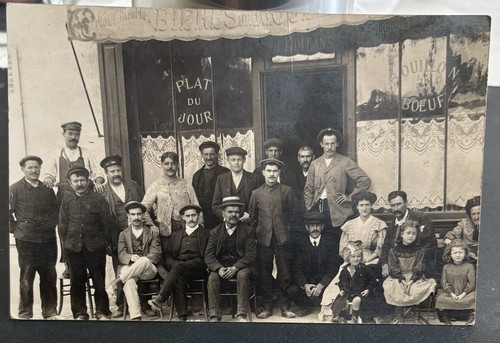 Carte photo cpa lyon devanture - photo,