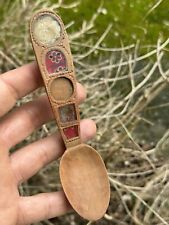 Cuillère D’apparat Bois & Bretagne & 19 Eme Siècle & XIX & Finistère