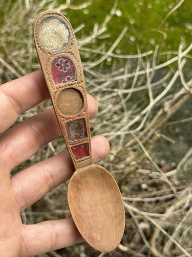 Cuillère apparat bois - cuillère, d’apparat