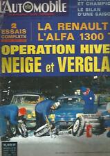 L'AUTOMOBILE N°261 RENAULT 4 / ALFA 1300 TI / PERIPOLI AMERICA JUNIOR / CARBU.