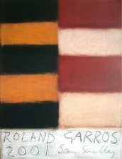 Roland Garros Affiche Officielle 2001 par Sean Scully