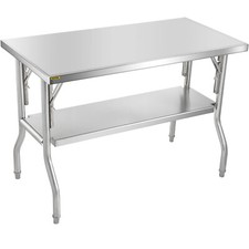 VEVOR Table Travail Inox