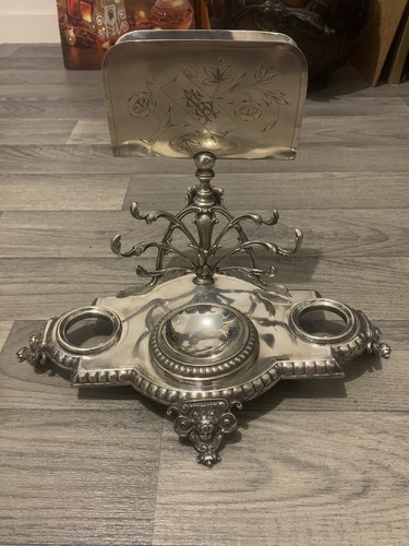 Ancien encrier porte plume