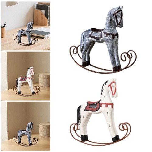 Statue cheval bascule en - statue,