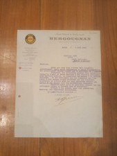 BERGOUGNAN: Ancienne facture 