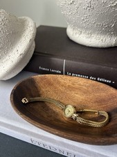 Montre femme vintage suisse Incabloc plaqué or 20 microns – fonctionne