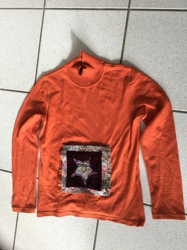 Pull azuleros viscose orange - azuleros,