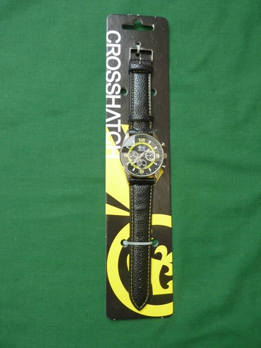 Montre chronographe crosshatch - montre,