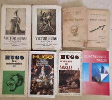 Victor HUGO: Lot 8 Livres tous