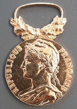 Médaille argent titre - 1°,