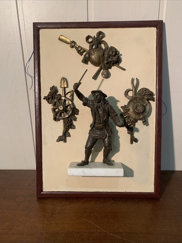 Ancien ornement régule bronze - ornement,