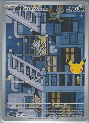 Carte pokémon miaouss 139 - pokémon,