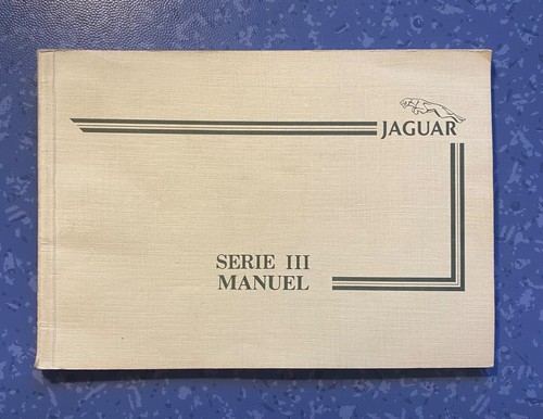 Jaguar manuel série iii - jaguar.,
