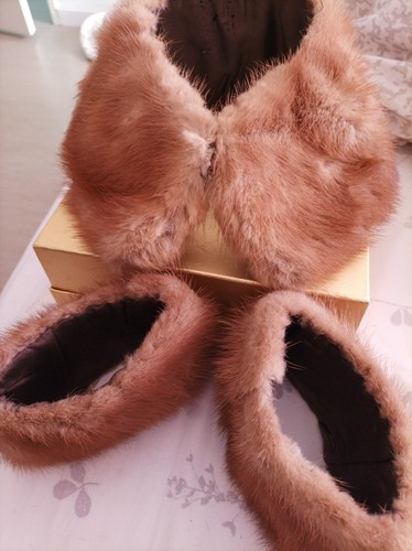 Col manchons fourrure vison - et,