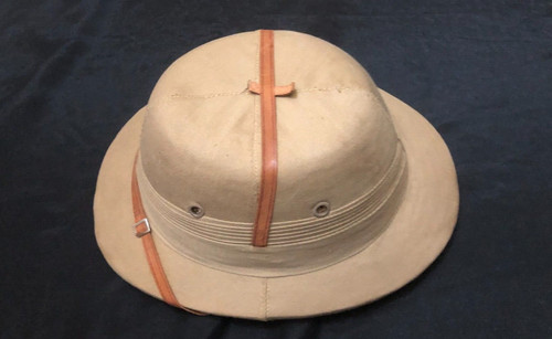 Ancien chapeau casque colonial - ancien,