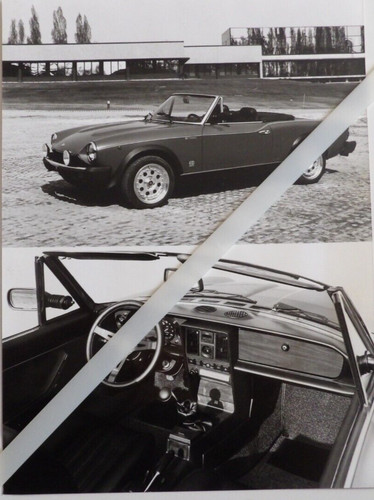 Photo presse fiat 850 spider - presse,