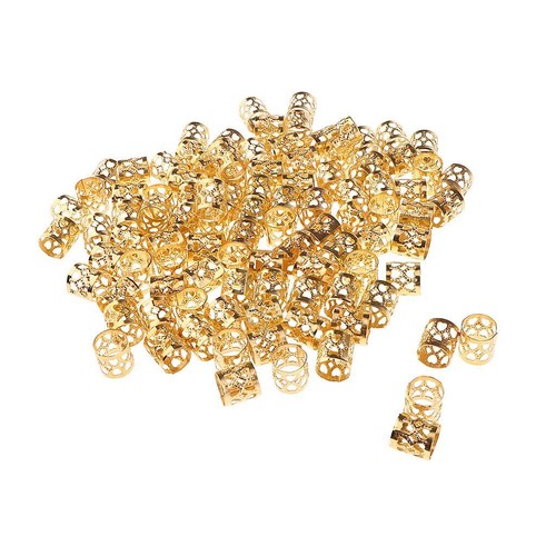 100x perles creuses - creuses, à