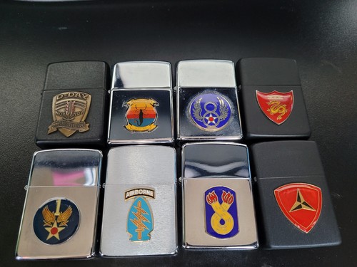 Lot zippo militaire - lot,
