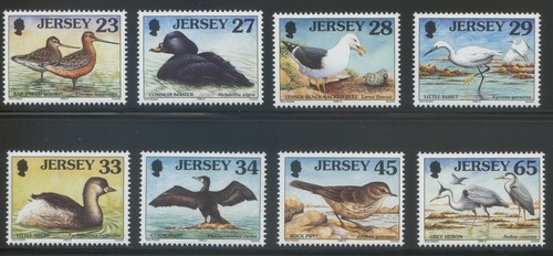 Jersey 1999 mnh seabirds - 1999, and