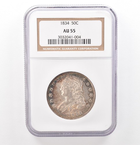 1834 capped bust half - capped,